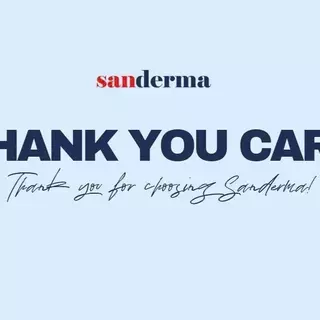 บัตรขอบคุณของ Sanderma — จดหมายขอบคุณจาก Sanderma ปี 2026