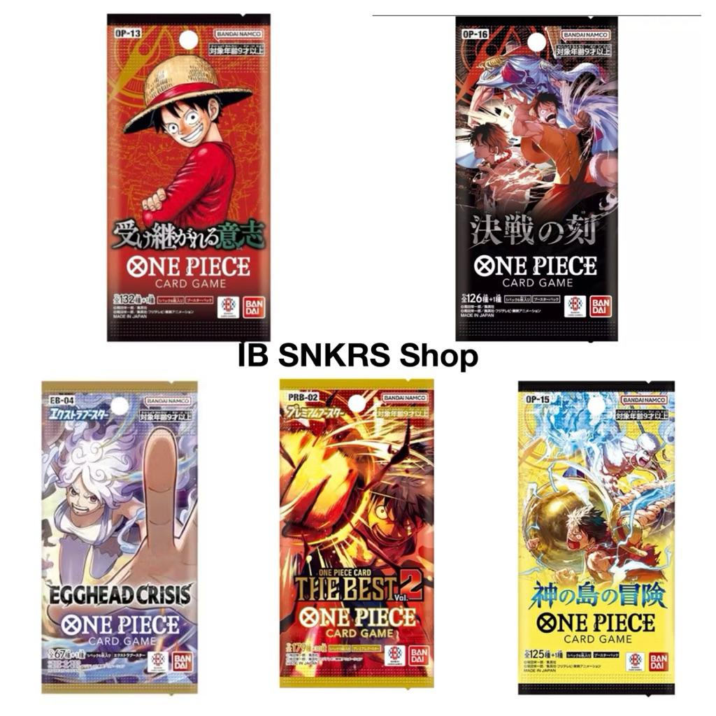 🚚…พร้อมส่ง [แยกซอง] 🇯🇵 One Piece Card Game OP-EB JP แท้ 100%