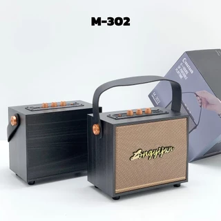ลำโพงบลูทูธไร้สาย M-302 เสียงทรงพลัง 10 วัตต์ พกพาสะดวก แบตเตอรี่ในตัว Bluetooth speaker