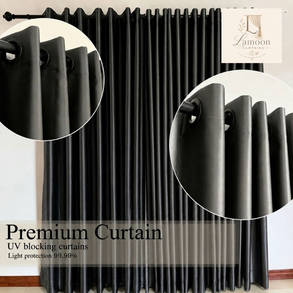 Curtain 2.2 meters Curtain 2.3 meters ผ้าม่าน2.2เมตร ผ้าม่าน2.3เมตร ม่านกันแสงuv ผ้าม่าน แบล็คเอ้า