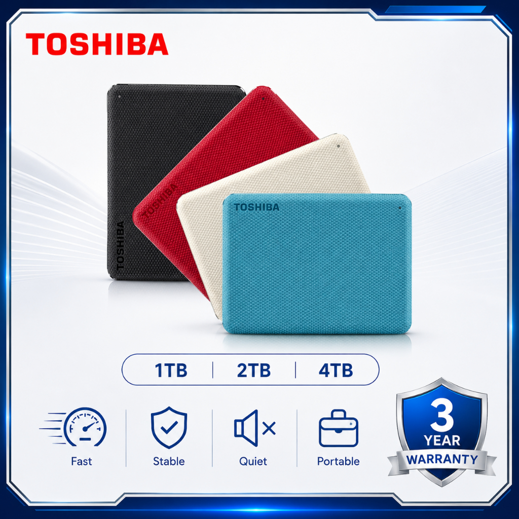 【Fast Delivery】Canvio Advance USB3.0 Portable hard drives 1TB/2TB/4TB HDD External Hard Disk 2.5''