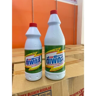 น้ำยาซักผ้าขาว Depex ไฮเตอร์มาเลย์ 500ml ยกลัง24ขวด