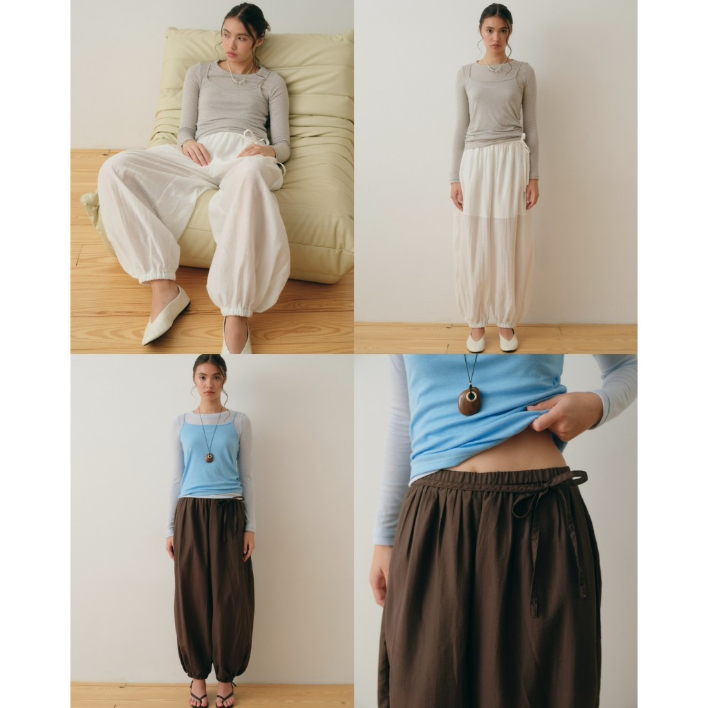 Before Sunset | Belle Balloon Pants | กางเกงขายาวทรงบอลลูน