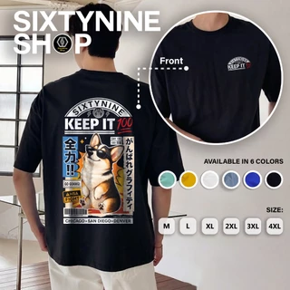 เสื้อยืดผ้าคอตตอน M-4XL พิมพ์ลาย " Corgi " พร้อมส่ง
