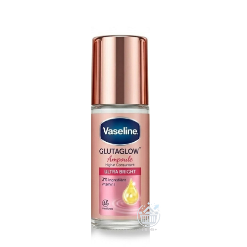 Vaseline Roll-On Serum GlutaGlow Ampoule Deodorant Ultra Bright 45ml.วาสลีน โรลออน เซรั่ม ระงับกลิ่นกาย 45มล