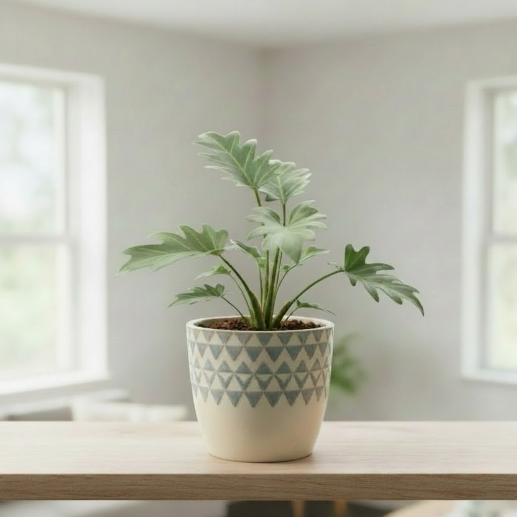 ซานาดู กระถาง 6 นิ้ว / Philodendron xanadu Croat, Mayo & J.Boos pot 6