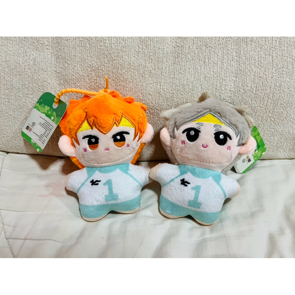 ตุ๊กตาพวงกุญแจ 🧡 Haikyuu!! ชุดวอลเล่ย์ ฮินาตะ & สึกะ 🏐🤾🏻‍♀️ ใครสายอนิเม มารับน้องกานนน (ตู้คีบเล็ก)