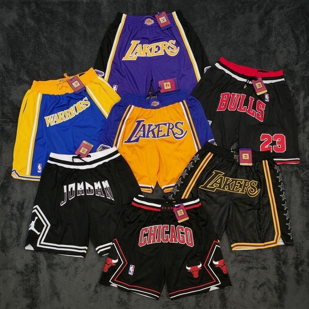 กางเกงบาส 🇨🇷พร้อมส่งจากไทย Just Don ทีม Chicago Bulls LA LAKERS