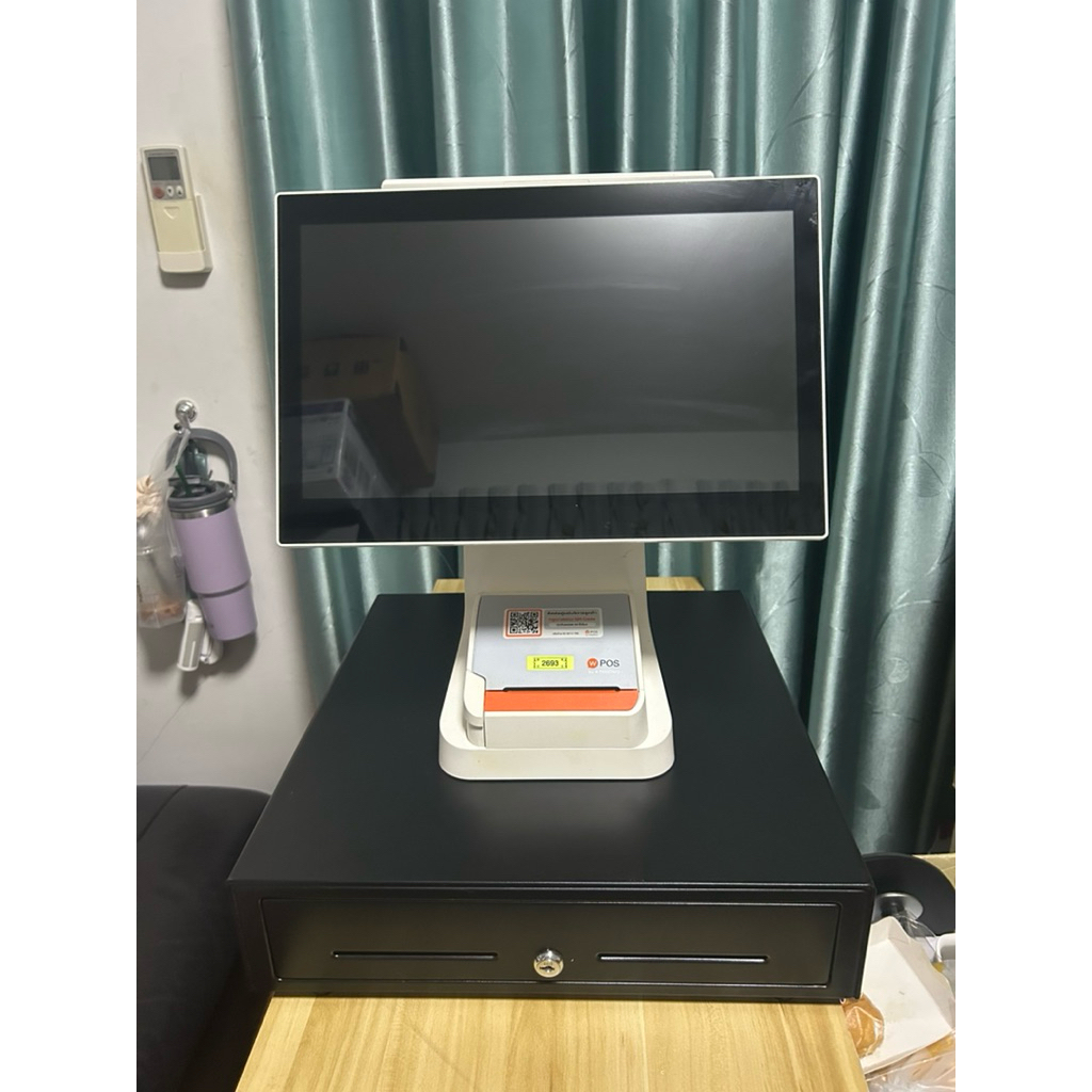 💥เครื่องไม่ติดสัญญา💥ผ่อนกับ shopee ได้ POS Wongnai แบบ 2 หน้าจอ พร้อมลิ้นชักเก็บเงิน อุปกรณ์ครบพร้อม