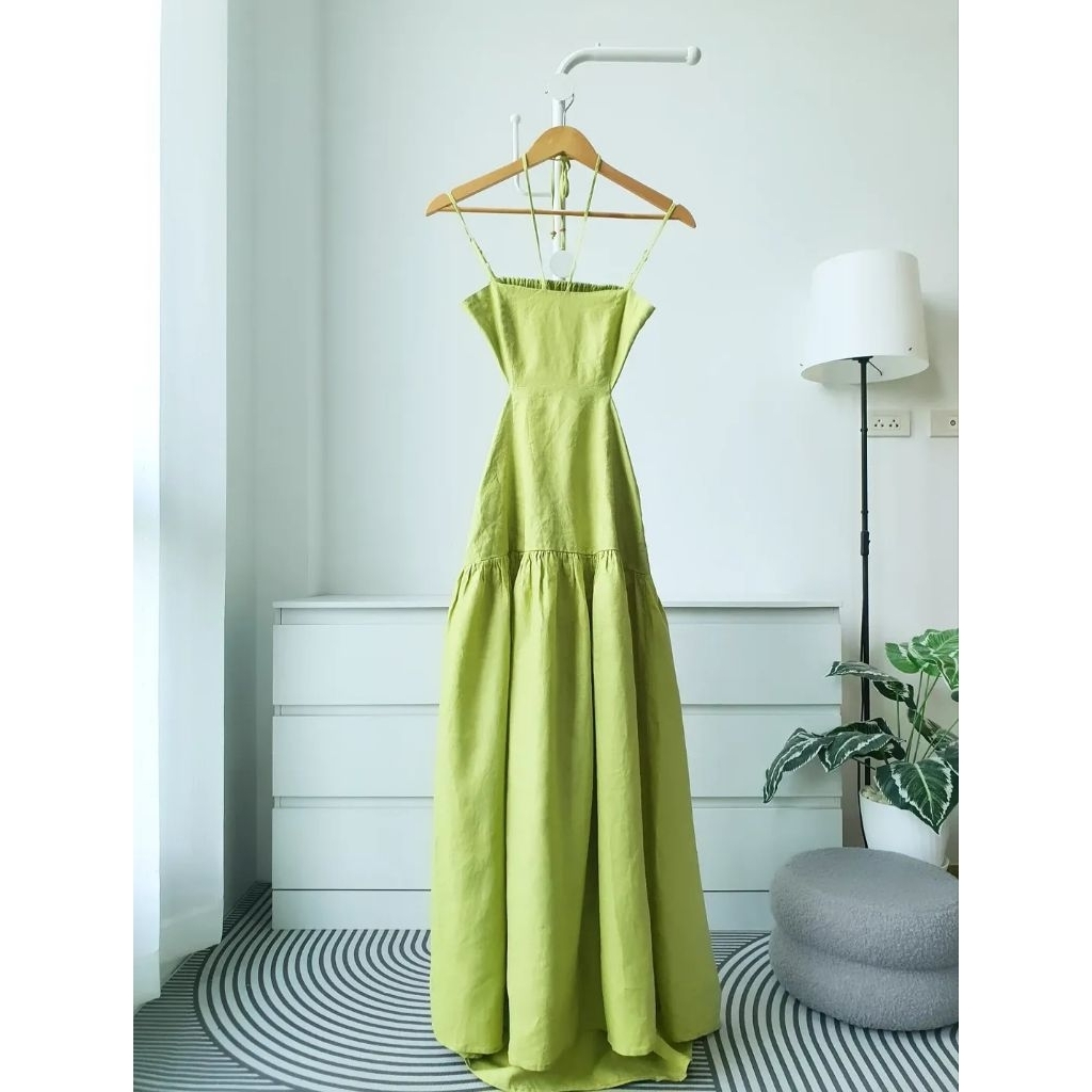 เดรส Pleased free size dress (รบกวนอ่านรายละเอียดสินค้าและตัดสินใจก่อนสั่งซื้อ สั่งแล้วห้ามยกเลิกและ