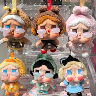 POP MART CRYBABY Crying Again Series – Vinyl Face Plush Blind Box, Cute Character Figures, Birthday Toy Gifts for Kids