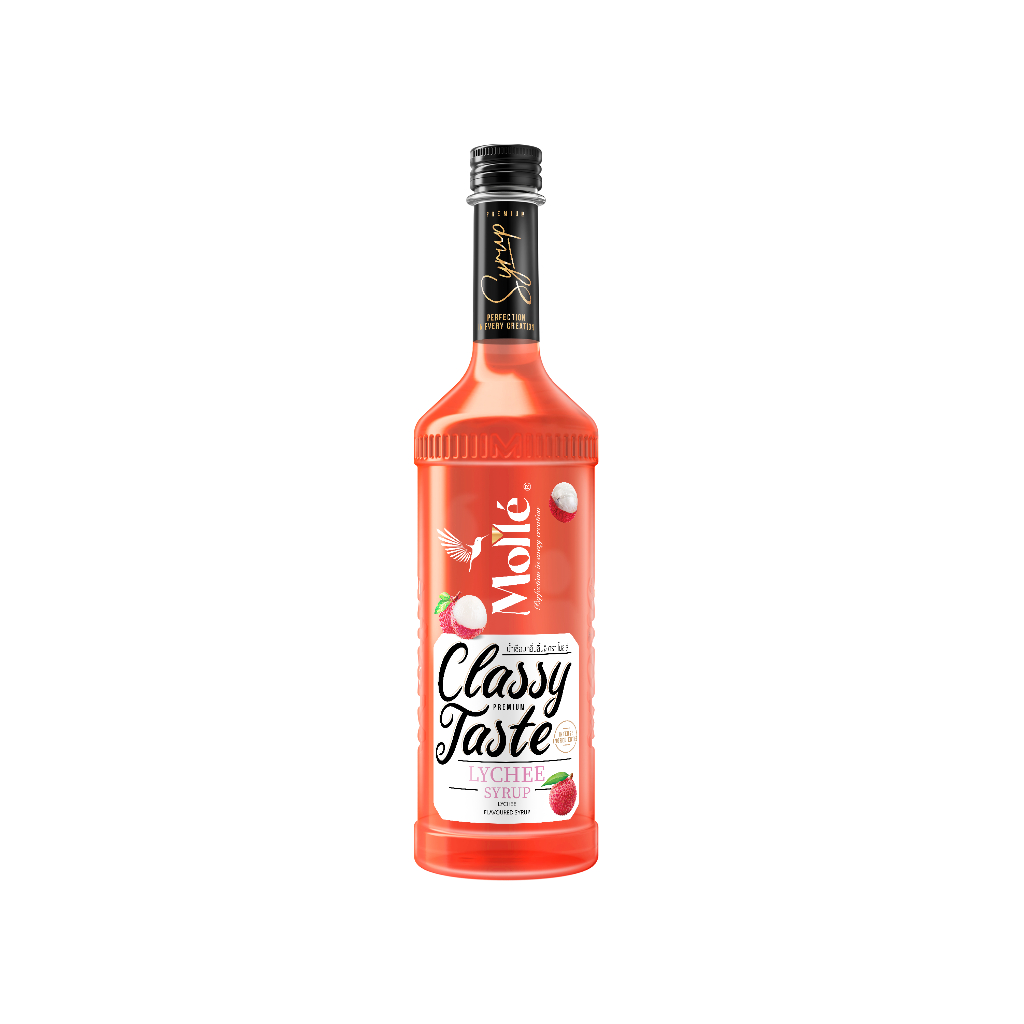โมลเล่ ไซรัปกลิ่น ลิ้นจี่ Molle Lychee Syrup 710ml – รสชาติหวานกลมกล่อมเหมือนได้ลิ้มรสลิ้นจี่จากสวนกลิ่นหอมเป็นเอกลักษณ์