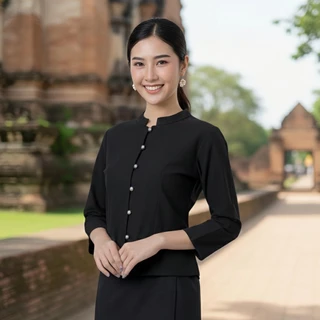 เสื้อพื้นเมืองหญิง จิตรลดา ผ้าฝ้ายเกรดA เนื้อนุ่มใส่สบาย