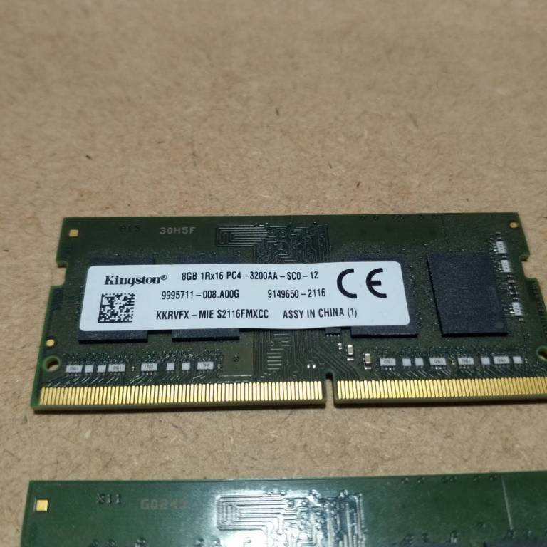 RAM (NB) DDR4 8 - 16 GB Bus 2133-3200 Mhz มือสองสภาพดี