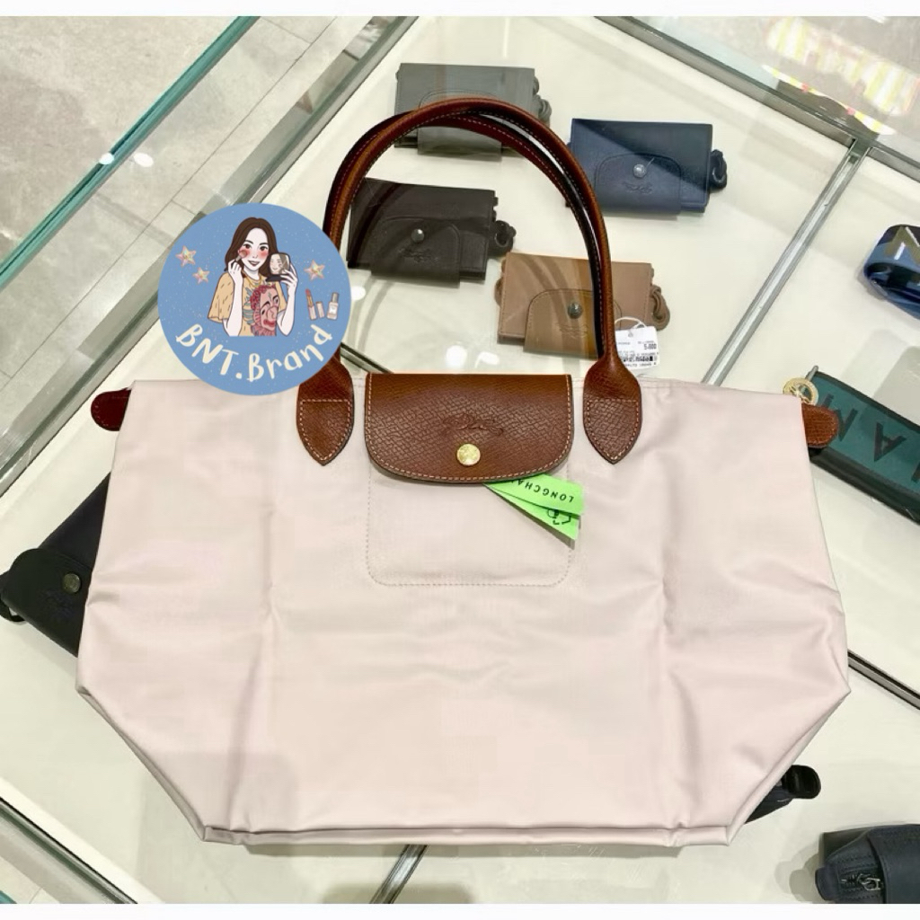 🔥พร้อมส่ง🔥(แท้100% จากKingPower)Longchamp Leplige Classic สีขาวงาช้าง(กรุณาถามก่อนสั่งชื้อค่ะ)