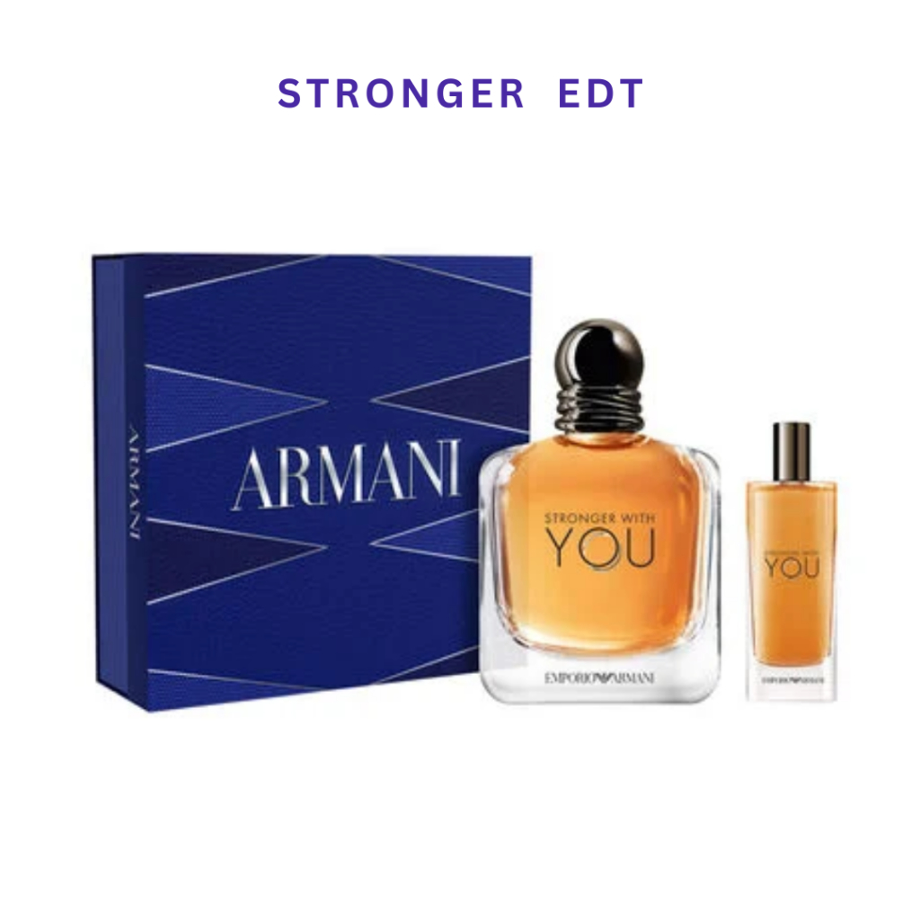 SET Emporio Armani Stronger With You EDT  100 ML + 15 ML ป้ายคิงพาวเวอร์