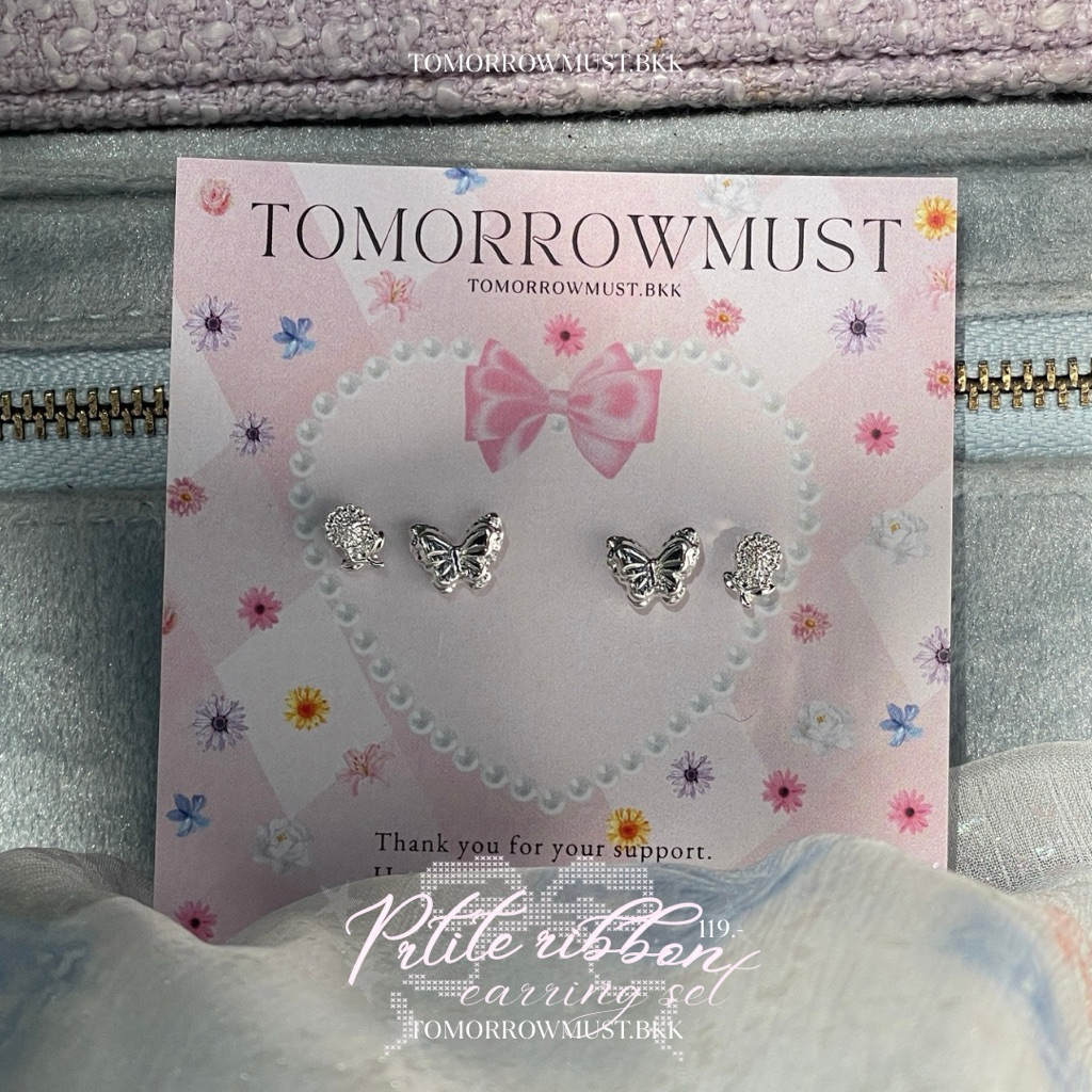 ✨🧈🦋petite butterfly earring set 🦋🧈✨