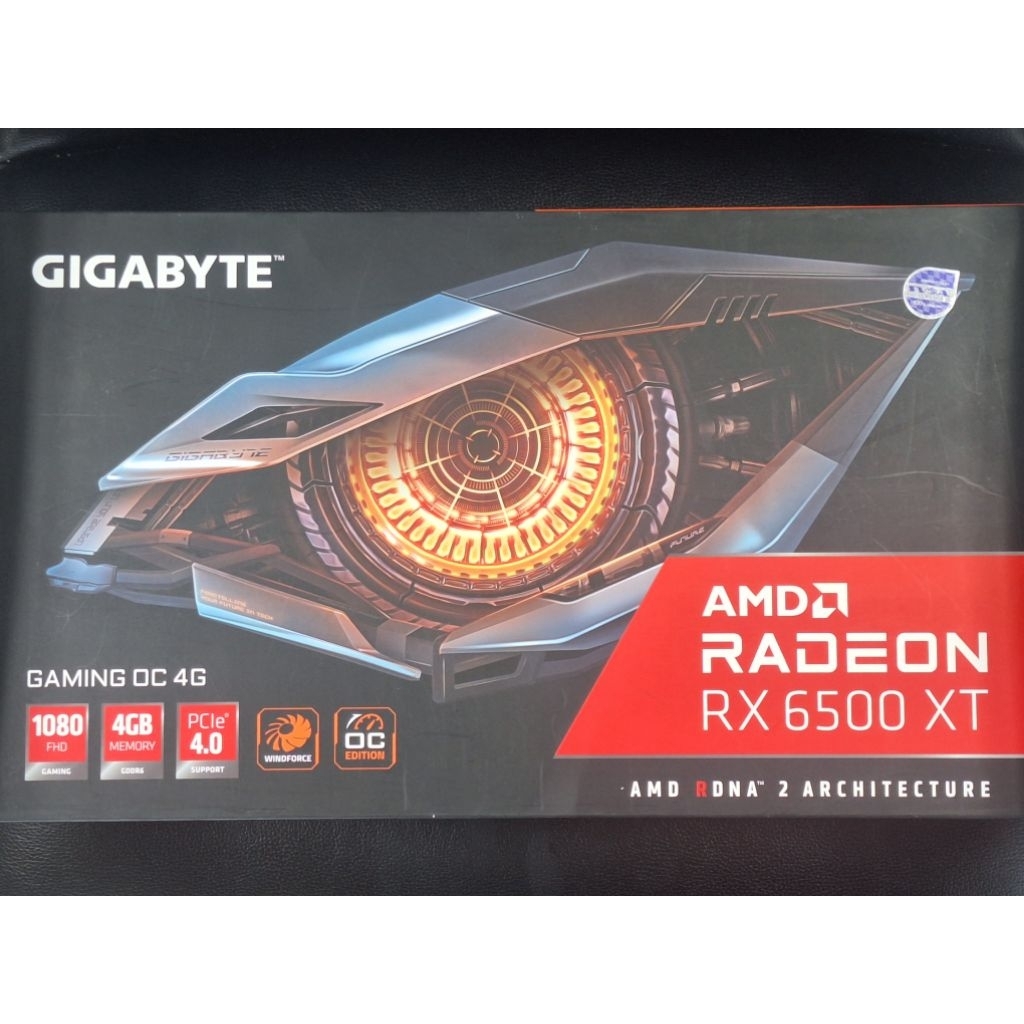 การ์ดจอมือ✌️ GIGABYTE RADEON RX 6500 XT GAMING OC 4G - 4GB GDDR6