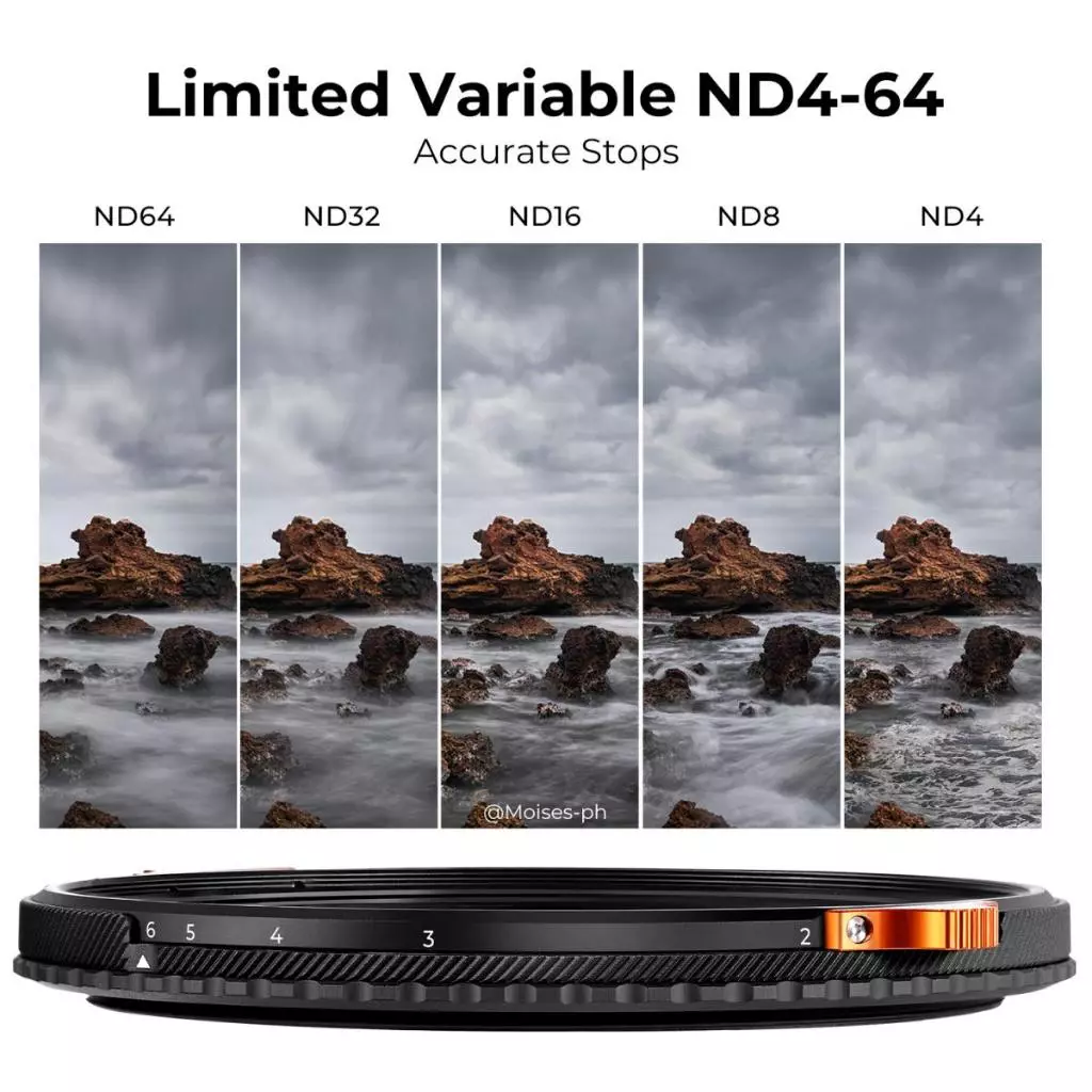 K&F Nano-X 2in1 Filter CPL+ ND4-ND64 (2-6stop) ประกันศูนย์ไทย 2 ปี thumbnail 4