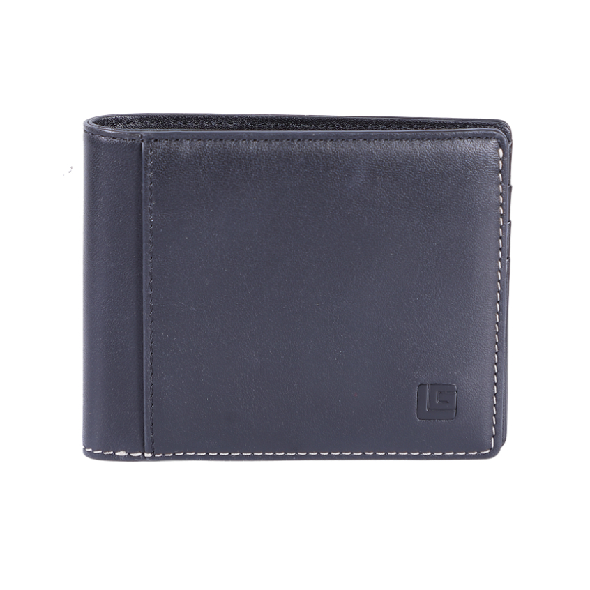 Guy Laroche กระเป๋าสตางค์หนังนิ่ม 8 การ์ด สีดำ รุ่น MGW08516S6BLS
