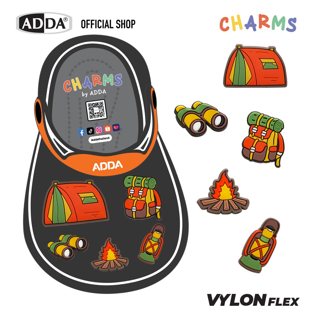 ADDA ตัวติดรองเท้า Camping SET 5 PCS  รุ่น CM008W1