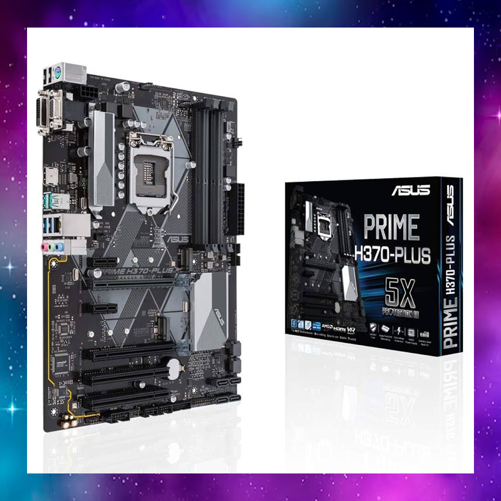 MAINBOARD (เมนบอร์ด) 1151 ASUS PRIME H370-PLUS GEN8-9 ใช้งานปกติ