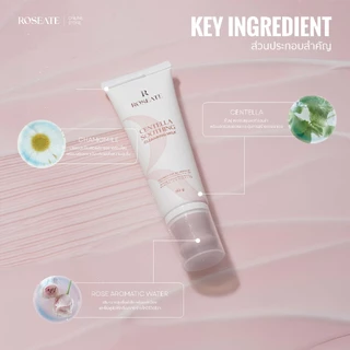 Roseate Centella Soothing Cleansing Milk คลีนซิ่งนม ล้างเมคอัพกันน้ำ ผิวแพ้ง่ายใช้ได้