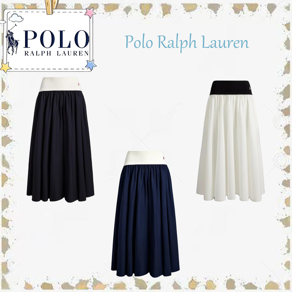 กระโปรงทรงเอ Polo Ralph Lauren ทรงหลวม ใส่สบายสไตล์ลำลอง