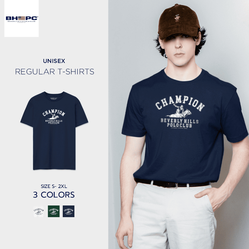BEVERLY HILLS POLO CLUB เสื้อยืดคอกลมแขนสั้น รุ่น BNSR407