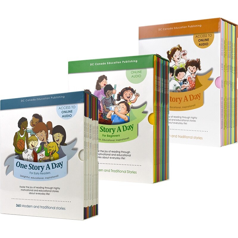 One Story A Day Full Collection 36 Books | 365 Daily Short Stories Kids English Learning Reading Books