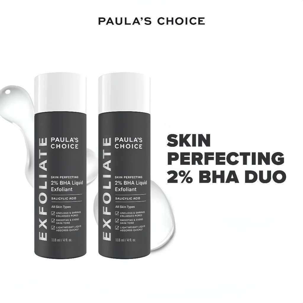 Paula’s Choice Skin Perfecting 2% BHA 118ml ทำความสะอาดรูขุมขนลึก ลดสิวอุดตัน