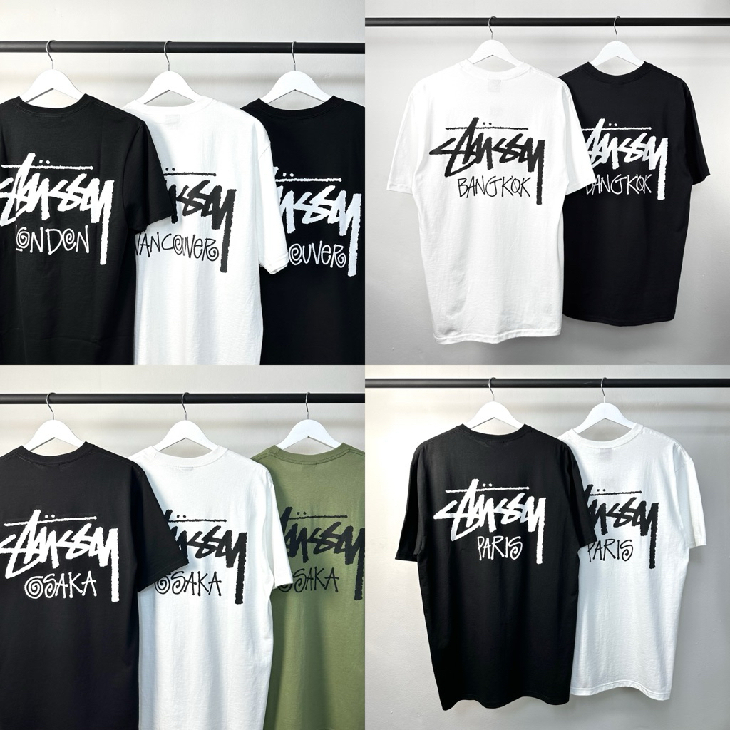 [ลด 20% ทักแชท] เสื้อยืด Stussy Chapter City Tee (ของแท้ 100%)