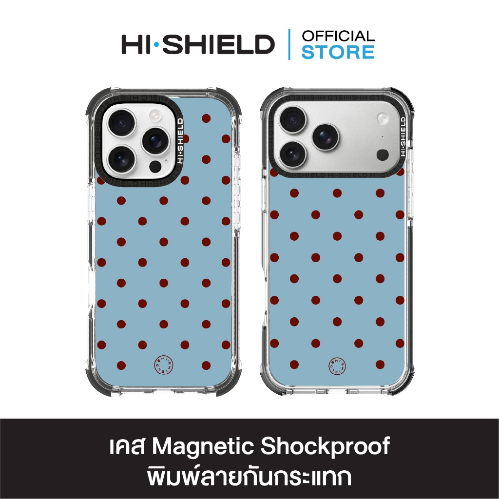 HI-SHIELD Magnetic Shockproof Case รุ่น Frame S216 [iPhone17/iPhone16/iPhone15/iPhone14] - เคสแม่เหล็ก