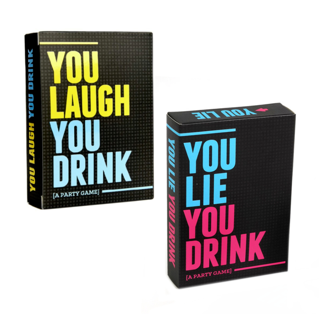 You Laugh You Drink / You Lie You Drink - เกมปาร์ตี้ ใครหัวเราะดื่ม Fun Adult Drinking Game for Parties