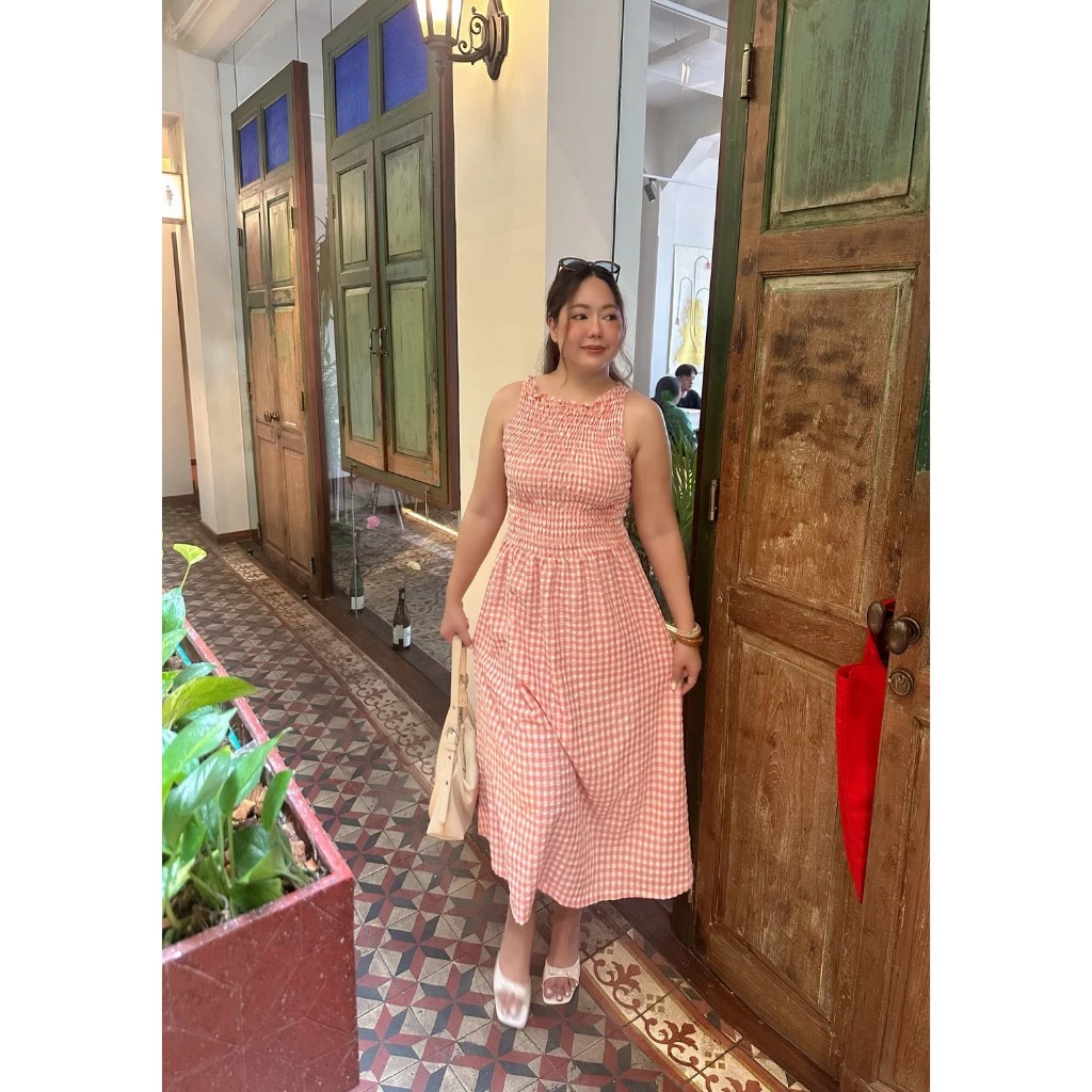 BLOOMING DRESS อัพเดทสีใหม่ แดง/ครีม**เดรสยาวทึ่ใส่แล้วสวยสมมง โอ้ยย ชุดนี้คือใจละลายยย 🥹🩵