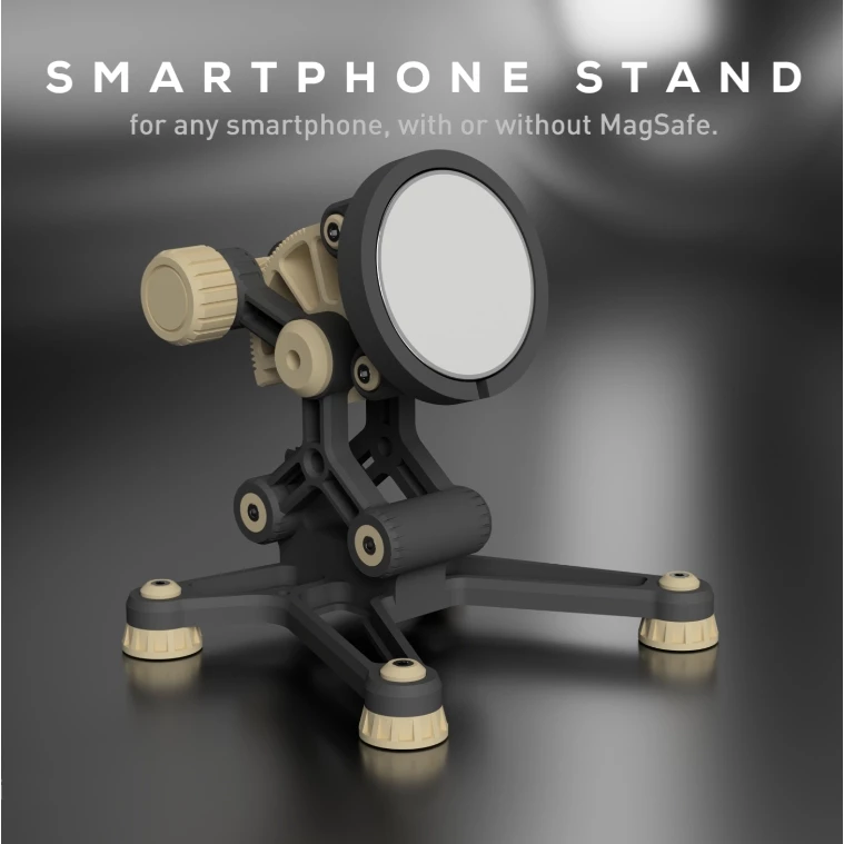 ขาแท่นชาจไร้สาย ที่ชาร์จตั้งโต๊ะ MagSafe สำหรับ iPhone และ Standard Edition เหมาะสำหรับโทรศัพท์ทุกรุ่น ที่จับมือถือ