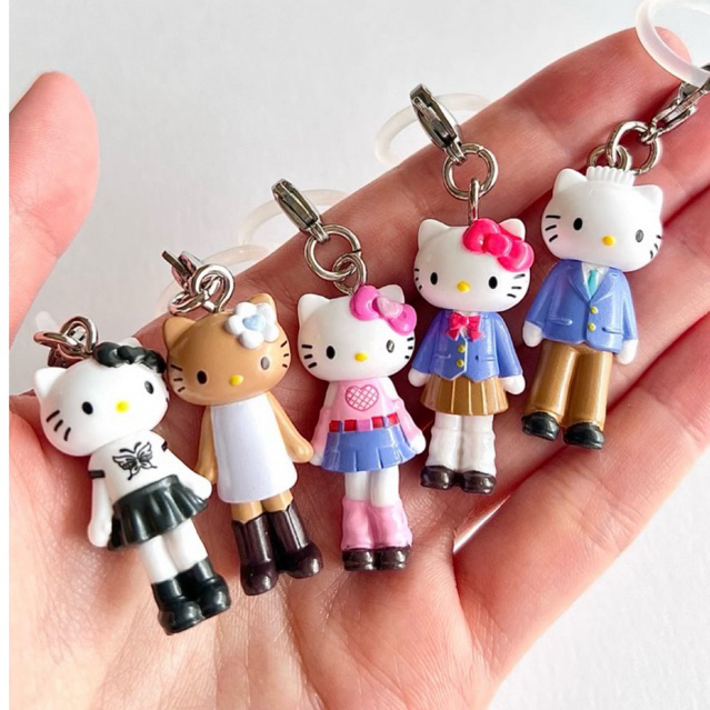 พวงกุญแจขายาวของหายากจากญี่ปุ่น ลิขสิทธิ์แท้ kitty