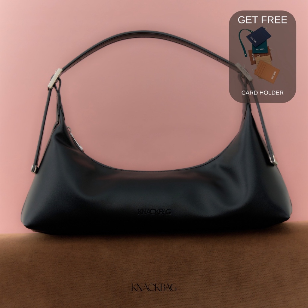 KNACKBAG - Jennie bag - กระเป๋าสะพายไหล่ รุ่นเจนนี่ สายเล็ก วัสดุหนังเรียบ