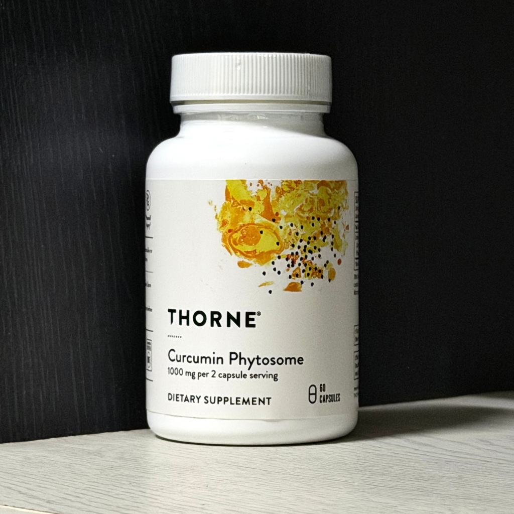 THORNE - Curcumin Phytosome อาหารเสริมขมิ้นชันระดับพรีเมียมของ Thorne ที่ใช้เทคโนโลยี Meriva® Phytos