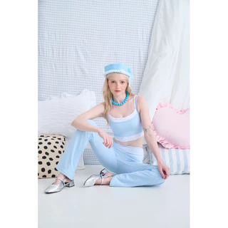 Daydreamer set: ชุดเซ็ตสปอร์ตบราพร้อมฟองน้ำในตัว กางเกงขาม้าเก็บพุง
