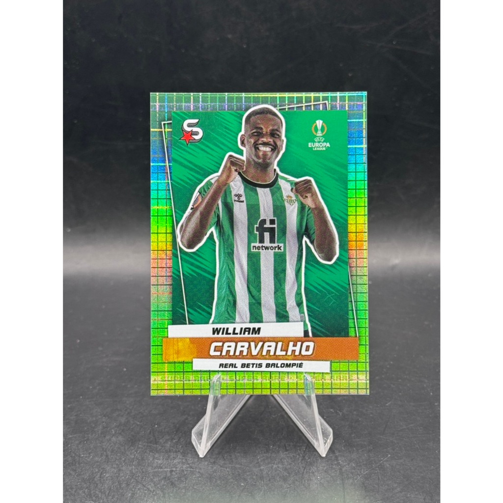 William Carvalho (174) - 2023 Topps UEFA Europa League - Green Parallel