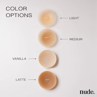nude. - ที่ปิดหัวนม Nipple Covers แบบมีกาว ซิลิโคนแปะหน้าอก กันนํ้ากันเหงื่อ ใช้ได้ถึง 30 ครั้ง