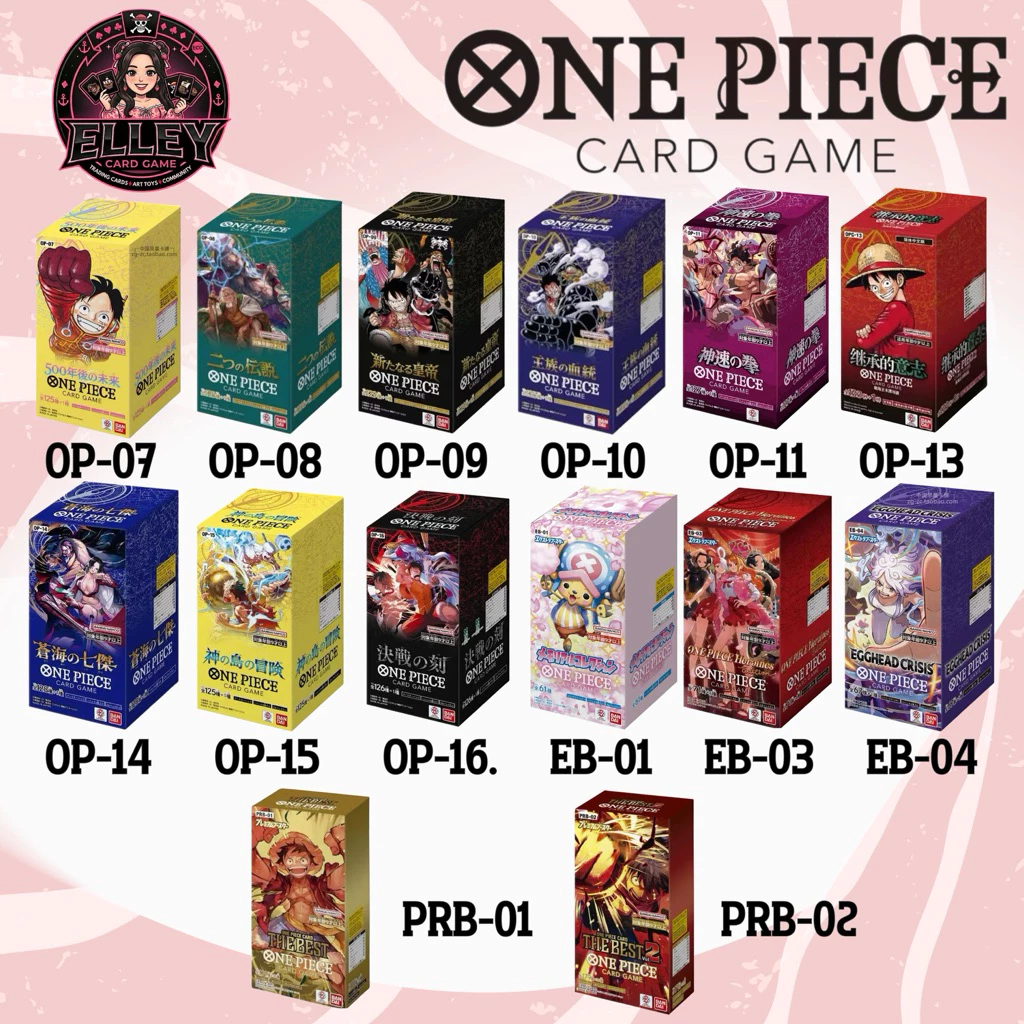 Bandai ONE PIECE CARD GAME รวมรุ่นOP EB PRB ยกBox