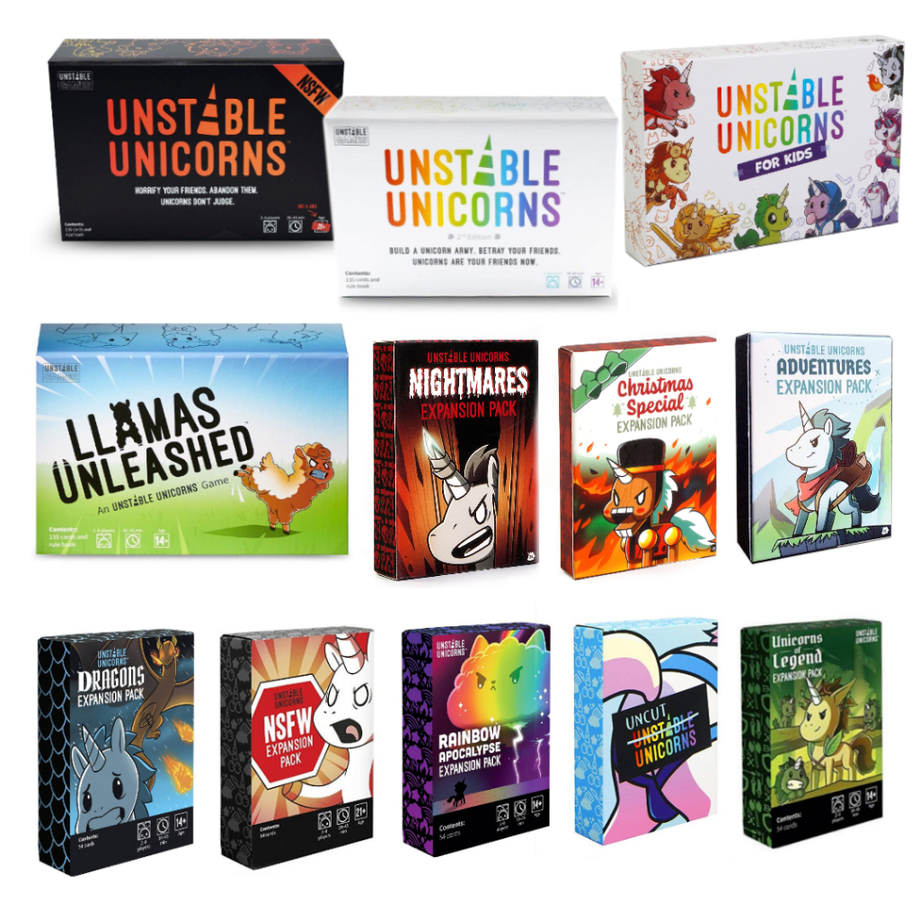 Unstable unicorns Board game (English) - บอร์ดเกมยูนิคอร์น unicorn - NSFW / Legend / Dragon / Rainbow / Uncut