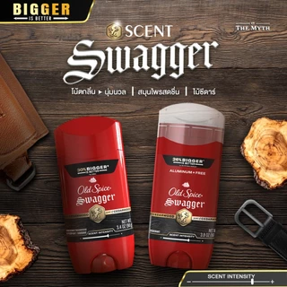 *ของแท้นำเข้าจากUSA* Old Spice Big โรลออน ไซส์ใหญ่ กลิ่น Swagger กลิ่นมะนาวผสมไม้อำพัน หอมสปอร์ตเข้ม