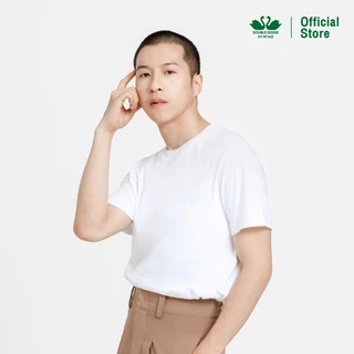 ห่านคู่ เสื้อยืดคอกลม รุ่น Modern สีขาว ไร้ตะเข็บข้าง แพ็ก 1 ตัว