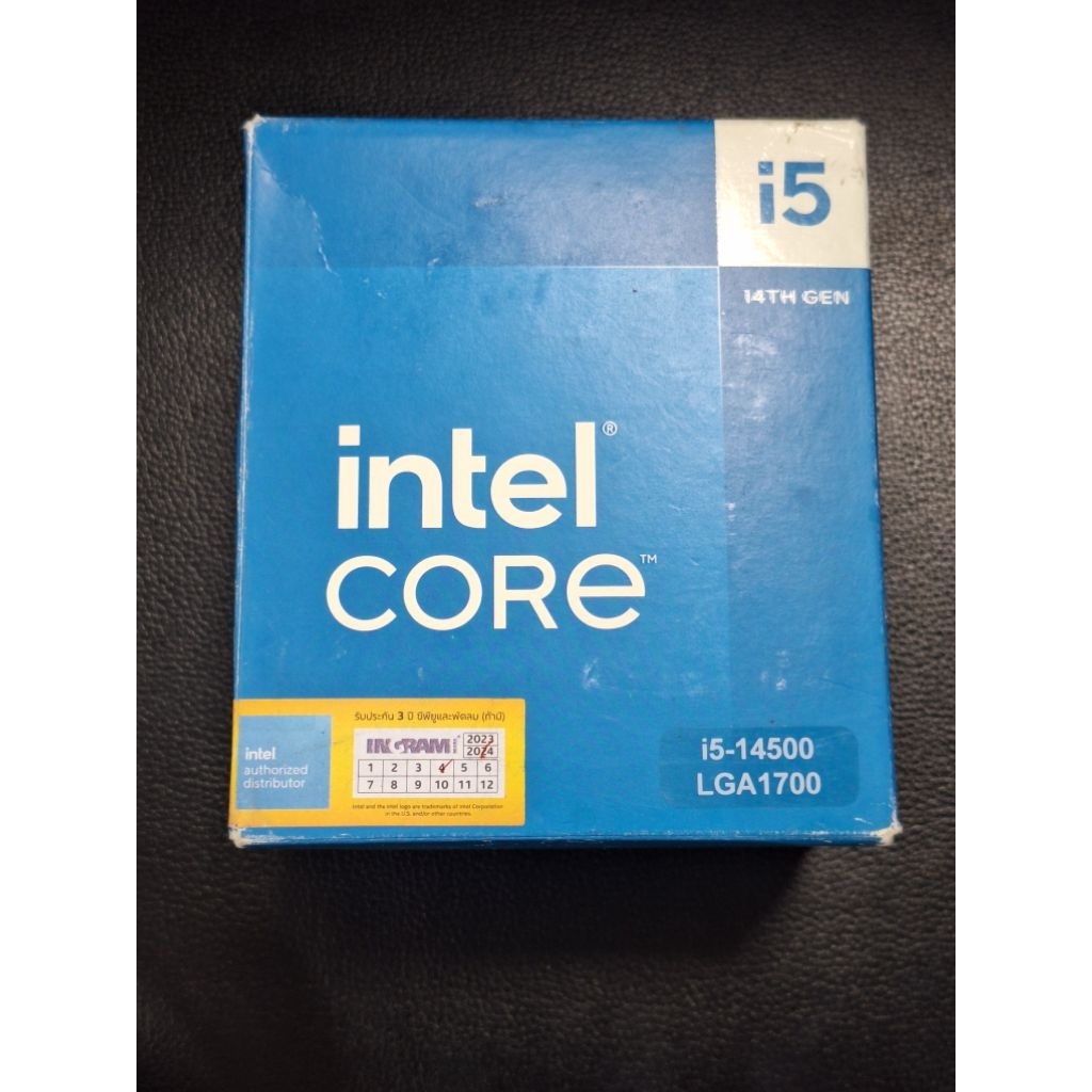 CPUมือ✌️ INTEL CORE I5-14500 - 14C 20T 1.9-5.0GHz (INTEL SOCKET 1700)สภาพดี ประกันเหลือ