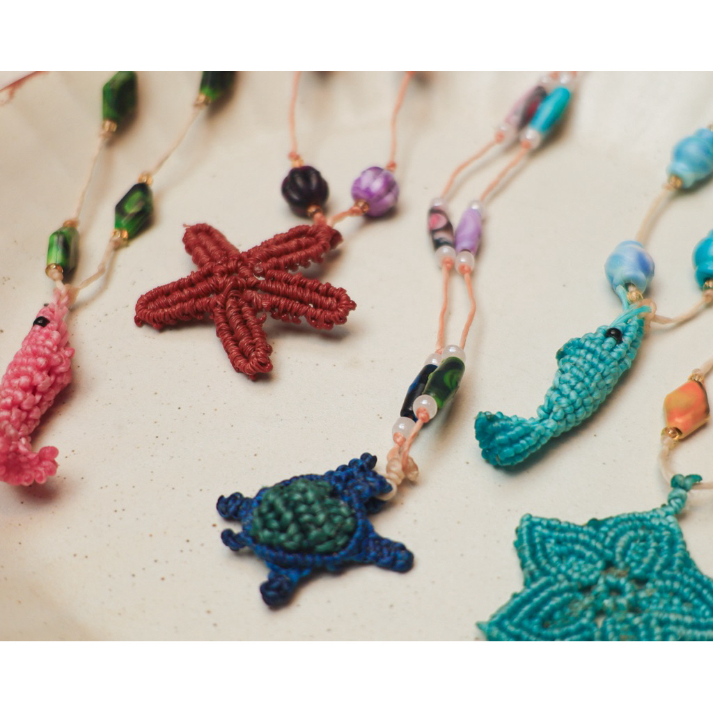 Coral.duoo x TTALAB collection สร้อยคอรีไซเคิลทำมาจากขยะบนหมู่บ้านมอแกน เกาะสุรินทร์ จังหวัดพังงา
