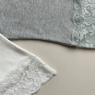 Geschwisters "Lene lace" เสื้อกล้ามผ้ายืดกระชับแต่งลูกไม้ยืดหยุ่นใส่สบาย