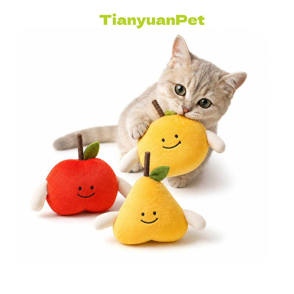 ของเล่นแมว สอดไส้แคทนิป ของเล่นสัตว์เลี้ยง Catnip Plush Toy เนื้อผ้านุ่ม ปลอดภัย กลิ่นแคทนิป มีให้เลือก 3 แบบ